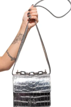 Marques ' Almeida MINI CHAIN BAG IN CROCO- Accessories