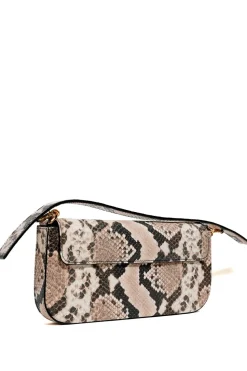 Marques ' Almeida NATURAL SNAKE PRINT CLUTCH BAG- Accessories