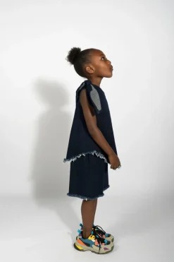 Marques ' Almeida DENIM CLASSIC SHORTS-Kids Bottoms