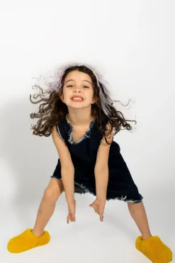 Marques ' Almeida DENIM SLEEVELESS DRESS-Kids Dresses