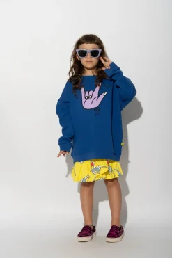 Marques ' Almeida HAND PRINT SWEATSHIRT-Kids Tops