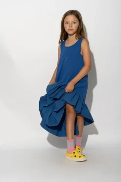 Marques ' Almeida SLEEVELESS FLOUNCE DRESS-Kids Jersey|Dresses