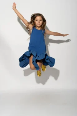 Marques ' Almeida SLEEVELESS FLOUNCE DRESS-Kids Jersey|Dresses