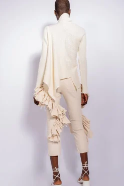 Marques ' Almeida DRAPED JUMPER IN MERINO KNIT-Women Knitwear|Tops