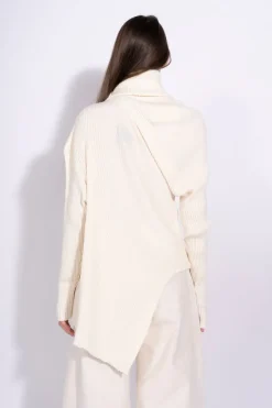 Marques ' Almeida DRAPED TURTLENECK JUMPER-Women Knitwear|Tops