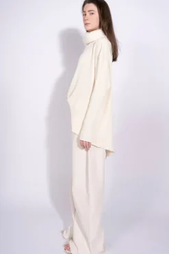 Marques ' Almeida DRAPED TURTLENECK JUMPER-Women Knitwear|Tops
