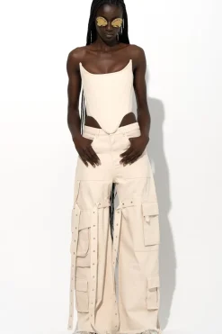 Marques ' Almeida SHAPED CORSET-Women Tops|Denim
