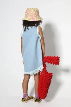Marques ' Almeida PINK AND GREEN BUCKET HAT-Kids Accessories