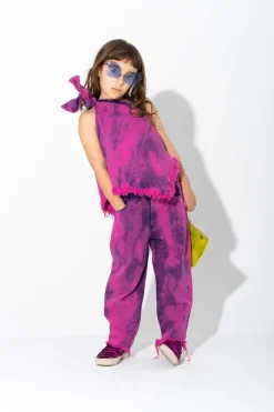Marques ' Almeida PINK BAGGY TROUSERS-Kids Bottoms