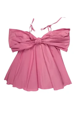 Marques ' Almeida BOW TAFFETA DRESS-Kids Dresses