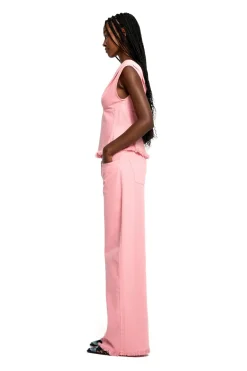 Marques ' Almeida DRILL FITTED OFF SHOULDER TOP-Women Denim|Tops