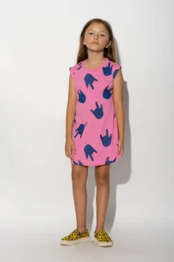 Marques ' Almeida HANDS PRINT T-SHIRT DRESS-Kids Jersey|Dresses