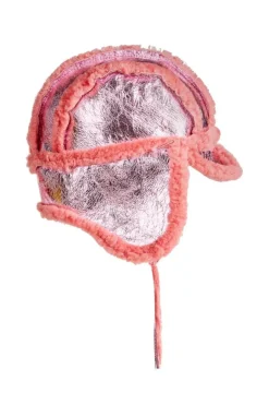 Marques ' Almeida SHINY LEATHER EAR COVER HAT-Kids Accessories