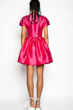 Marques ' Almeida PINK SHORT SLEEVE PUFF SKIRT DRESS-Women Dresses|Dresses