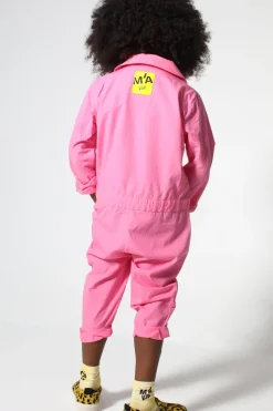 Marques ' Almeida PINK WORKWEAR JUMPSUIT-Kids Bottoms