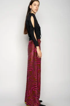 Marques ' Almeida ZEBRA BROCADE BOYFRIEND TROUSERS-Women Bottoms|Bottoms