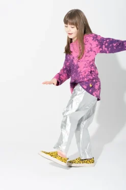 Marques ' Almeida PURPLE AND SPLATTERED LONG SLEEVE TOP-Kids Jersey|Tops