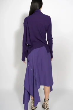 Marques ' Almeida DRAPED JUMPER IN MERINO KNIT-Women Knitwear|Tops