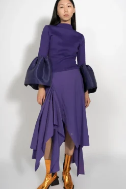 Marques ' Almeida TURTLENECK PUFF SLEEVE TOP-Women Tops
