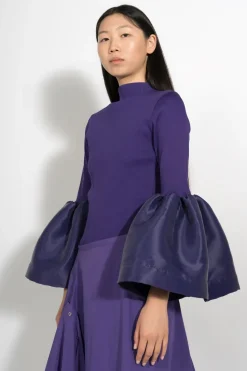 Marques ' Almeida TURTLENECK PUFF SLEEVE TOP-Women Tops