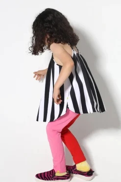 Marques ' Almeida RED AND PINK LEGGINGS-Kids Jersey|Bottoms