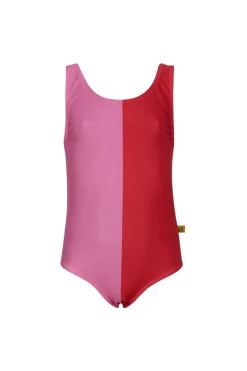 Marques ' Almeida RED AND PINK SWIMSUIT-Kids Swimwear|Bottoms