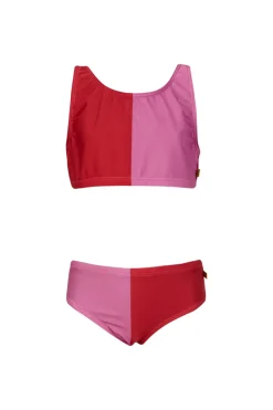 Marques ' Almeida RED AND PINK SWIMWEAR BIKINI SET-Kids Swimwear