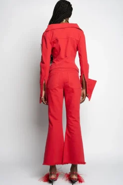 Marques ' Almeida CAPRI JEANS-Women Denim|Bottoms