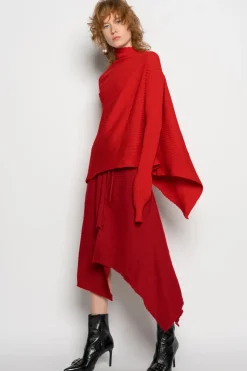 Marques ' Almeida DRAPED JUMPER IN MERINO KNIT-Women Knitwear|Tops