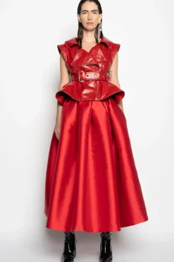 Marques ' Almeida HIGH WAIST PLEATED FULL SKIRT-Women Bottoms