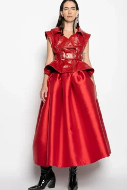Marques ' Almeida HIGH WAIST PLEATED FULL SKIRT-Women Bottoms