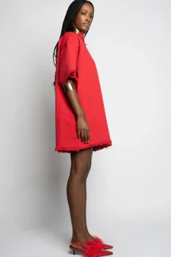 Marques ' Almeida OVERSIZED T-SHIRT DRESS-Women Dresses|Denim