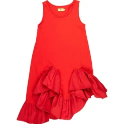 Marques ' Almeida SLEEVELESS FLOUNCE DRESS-Kids Jersey|Dresses