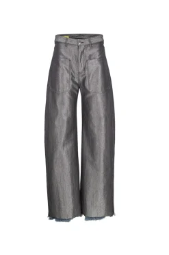 Marques ' Almeida DENIM PATCH POCKET BOYFRIEND JEANS-Women Denim|Bottoms