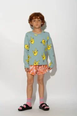 Marques ' Almeida TERRY WAVY PRINT SHORTS-Kids Bottoms