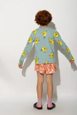 Marques ' Almeida TERRY WAVY PRINT SHORTS-Kids Bottoms