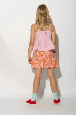 Marques ' Almeida TERRY WAVY PRINT SHORT SKIRT-Kids Bottoms