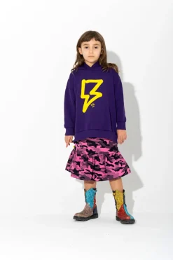 Marques ' Almeida THUNDER PRINT HOODIE-Kids Jersey|Tops