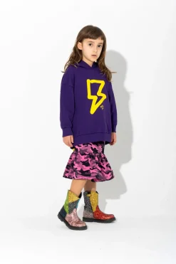 Marques ' Almeida THUNDER PRINT HOODIE-Kids Jersey|Tops