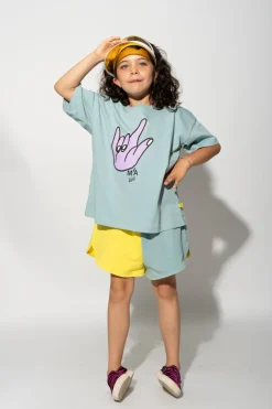 Marques ' Almeida HAND PRINT T-SHIRT-Kids Jersey|Tops