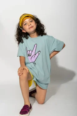 Marques ' Almeida HAND PRINT T-SHIRT-Kids Jersey|Tops