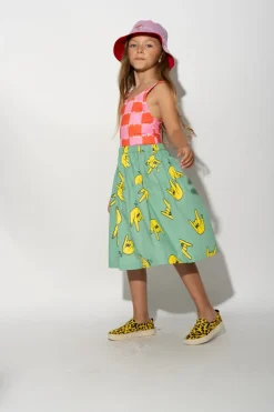 Marques ' Almeida HANDS PRINT GATHERED SKIRT-Kids Bottoms