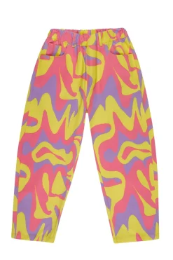 Marques ' Almeida WAVY PRINT BAGGY TROUSERS-Kids Bottoms