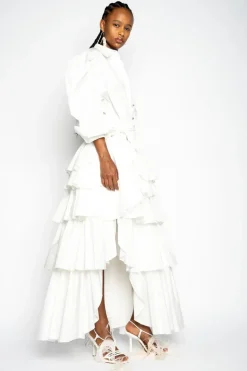 Marques ' Almeida FRILL BAIANA SKIRT-Women Bottoms