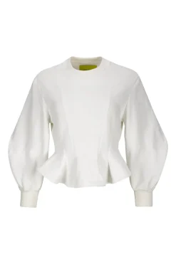 Marques ' Almeida FRILL HEM SWEATSHIRT-Women Tops|Tops