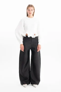 Marques ' Almeida FRILL HEM SWEATSHIRT-Women Tops|Tops