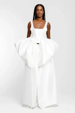 Marques ' Almeida FRONT BOW TOP- Bridal