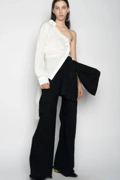 Marques ' Almeida ONE SHOULDER DRAPED SHIRT-Women Tops|Tops