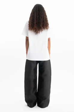 Marques ' Almeida OVERSIZED T-SHIRT WITH GOLD LOGO-Women Tops|Tops