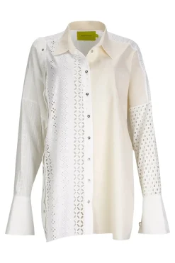 Marques ' Almeida PATCHWORK DECONSTRUCTED SHIRT-Women Tops|Tops